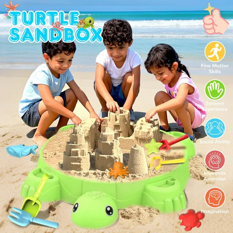 Turtle Beach Toys Sand Tray Combo Set - Christmas/Halloween/Easter/New Year/Thanksgiving Gift Good Vibrations