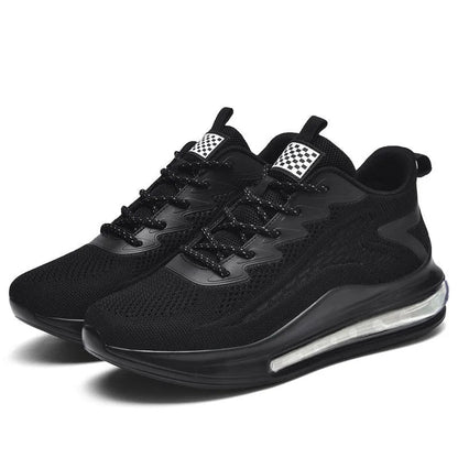Men's sneakers with air cushions, stylish spring new style, knitted stimulating and breathable soft soles, men's casual sneakers Good Vibrations