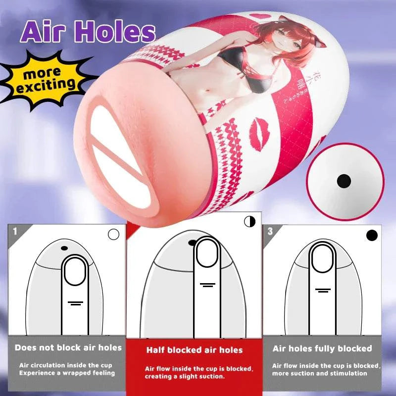 Portable Male Masturbator Mini Vagina Egg Cup for Men