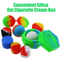 2/3/5/7/25ML Nonstick Silicone Container Non-stick Oil Wax Storage Box Silicone Jar Travel Face Cream Liquid Ointment Container GOOD Vibrations Adult Super Store