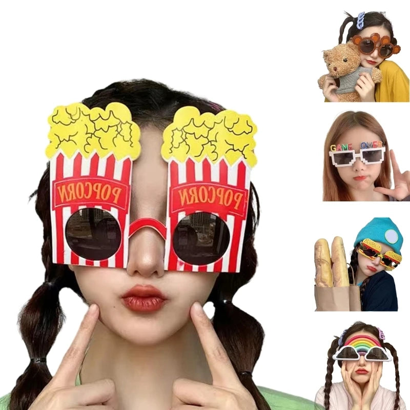 Party Sunglasses Funny Sunglasses Creative Eyeglasses Fancy Dress Props Summer Party Sunglasses Novelty Eyeglasses Good Vibrations