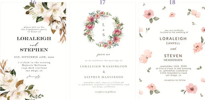 25 Pieces 250gsm Strong Pink Pearly Paper Wedding Invitations Personalized Print Bride Groom Engagement Invite Card IC155 Good Vibrations