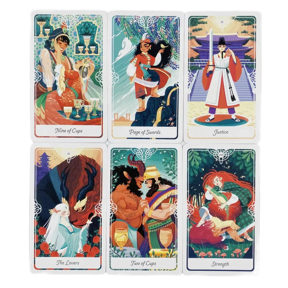 Tarot of the Divine A Deck and Guidebook Inspired by Deities Folklore and Fairy Tales from Around the World Tarot Cards Game Good Vibrations