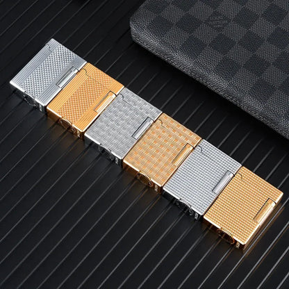 Metal Stripe Loud Lighter Unusual Lighters Cigarette Lighter Creative Wheel Lighter Butane Gas Lighter Open Fire Square Lighter Good Vibrations Adult Super Store