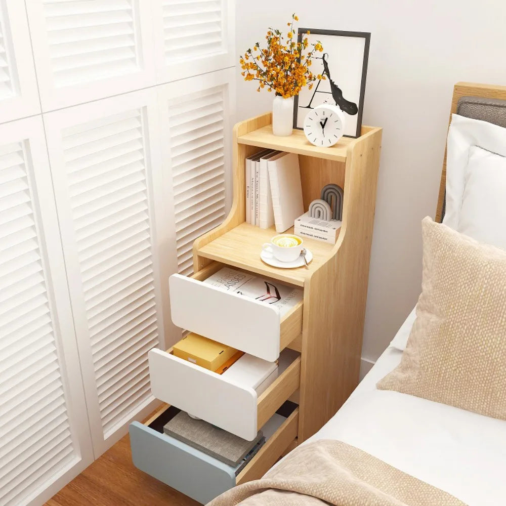 Adult Bedside Table Multifunctional Simple Gear Easy To Assemble Storage Rack Drawer Style Storage Cabinet Small Storage Rack Good Vibrations