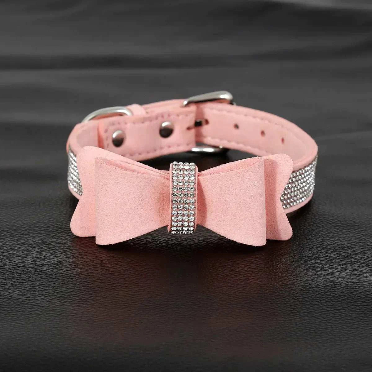 3PcsSet Pink Bondage Kit Restraints Set Rhinestone Bow GOOD Vibrations