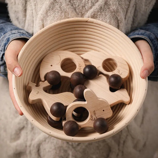 Wooden Cars Toys Maple Diy Crafts for Students Home Activities Montessori Grasping Teething Toy Newborn Birthday Gift Wood Block Good Vibrations