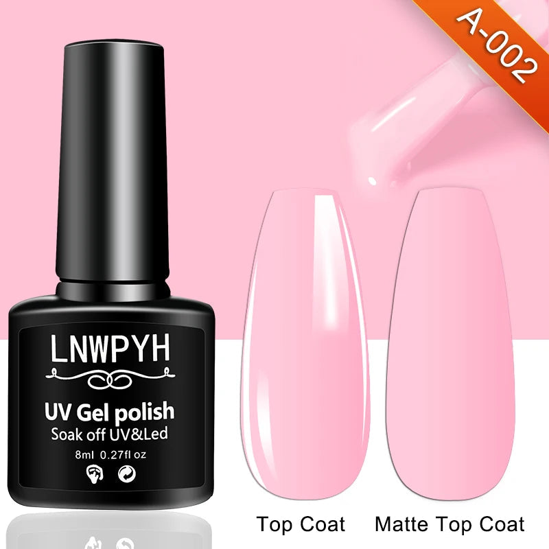 Nail Gel Polish 36 Color Gel Nail Polish Semi Permanent Gel Vernis Base Top Coat Nail Art Manicure Soak Off LED UV Gel Varnishes Good Vibrations