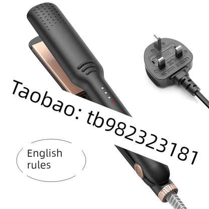 110V Electric Hair Straightener Straight Hair Hair Curler Dual-Use Anion Hair Straighter Small Hair Straightening Tool Bang Clip Ironing Board Good Vibrations