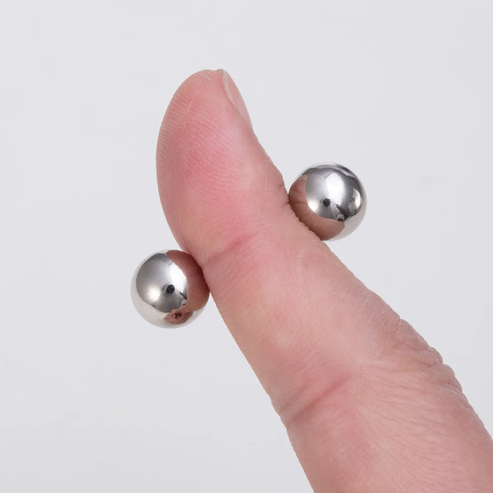1Pair Sexy Magnetic Nipple Ring Fake Piercings Nose Studs Earrings Labret Lip Rings Stainless Steel Magnet Non Piercing Jewelry Good Vibrations