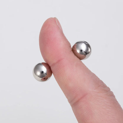 1Pair Sexy Magnetic Nipple Ring Fake Piercings Nose Studs Earrings Labret Lip Rings Stainless Steel Magnet Non Piercing Jewelry Good Vibrations