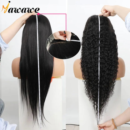 YAWAWE Glueless Wig Human Hair Ready To Wear Water Wave Pre-plucked 13x6 Lace Frontal Wigs For Women HD Lace Wigs Clearance Sale Good Vibrations