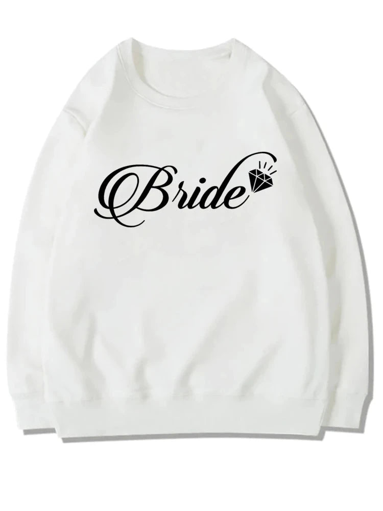 Bride & Team Bride Bridesmaid Sweatshirt Bridesmaid Proposal Maid of Honor Engagement Pullover Bride Sweater Bridesmaid Gifts Good Vibrations