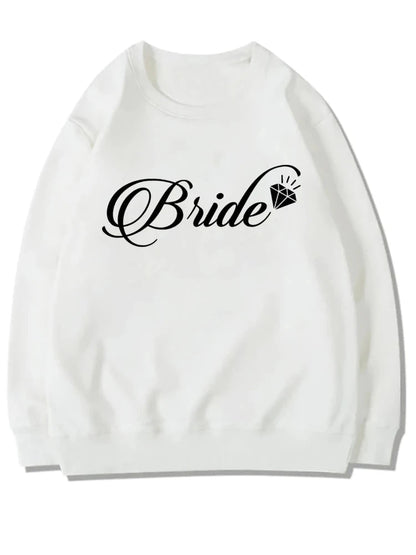 Bride & Team Bride Bridesmaid Sweatshirt Bridesmaid Proposal Maid of Honor Engagement Pullover Bride Sweater Bridesmaid Gifts Good Vibrations