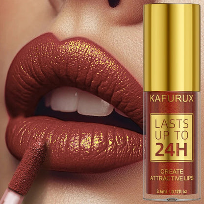 14 Colors Glitter Metallic Lip Glaze Shiny Long Lasting Lip Gloss Waterproof Liquid Lipstick Makeup Lip Oil Lip Tint Gifts for W Good Vibrations