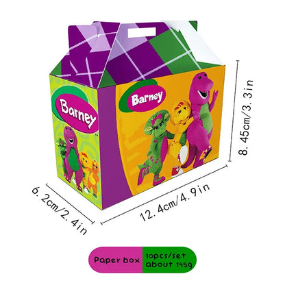 Barney Themed Birthday Party Decorations Disposable Cutlery Plate Tablecloth Cup Balloon Birthday Party Good Vibrations