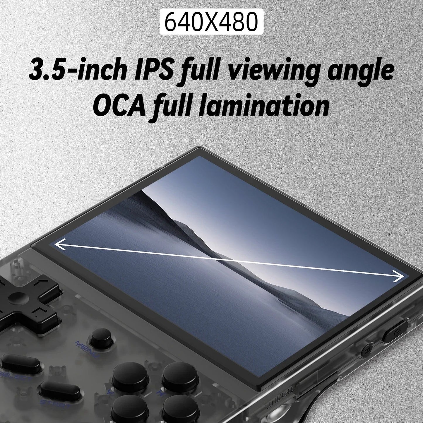 ANBERNIC RG35XX Handheld Game Console H700 Processor 3.5'' IPS Screen Linux System Retro Portable Video Console 2024 New Model Good Vibrations