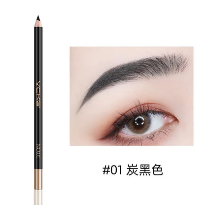 Natural Microblading Eyebrow Pencil Waterproof Eye Brow Enhancer Pen Long Lasting Eyes Makeup Tools Cosmetics Black Brown Gray Good Vibrations