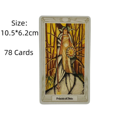 Thoth Tarot Cards A 78 Deck Oracle English Divination Edition Board Playing Games Good Vibrations