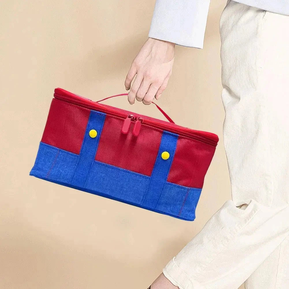 For Switch 2 Large Capacity Storage Bag Waterproof Shockproof Dustproof Portable Game Style Game Console Handbag For Switch2 Good Vibrations