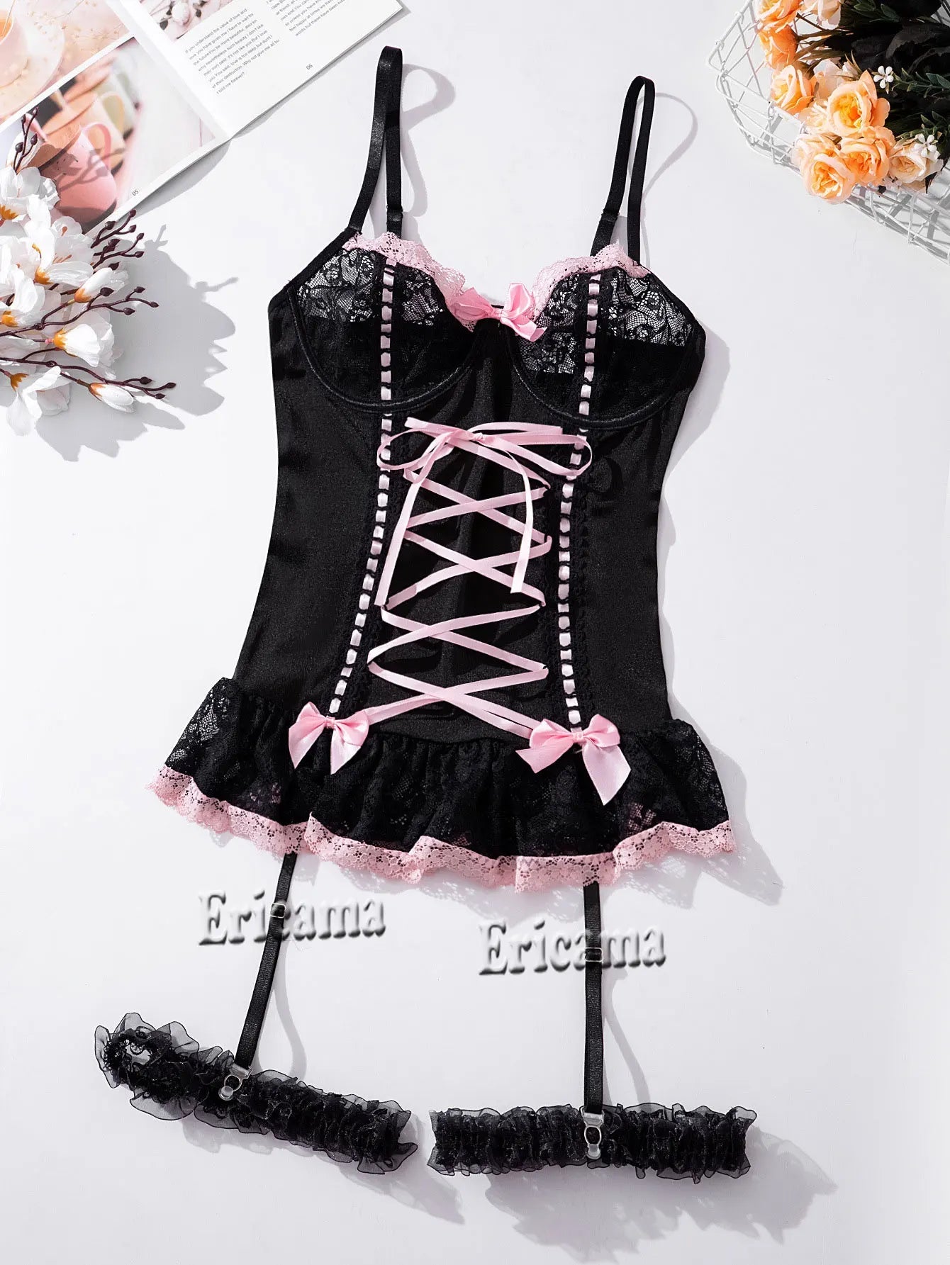 Women's Sexy Bra Set Erotic Underwear Set Porno Lingerie Lace Sexy Bra And Panty Garter Set Lingerie Sexy Hot Erotic Sleepwear Good Vibrations