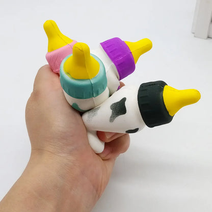 squishys baby bottle Slow Rising Gags Practical Jokes Toy Squish Antistress Squishies Squeeze Food Wholesale Good Vibrations