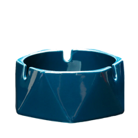 European-style Ceramic Ashtray with Cover Creative Personality Fashion Office Anti-flying Ashtray Living Room Home Decoration Good Vibrations Adult Super Store