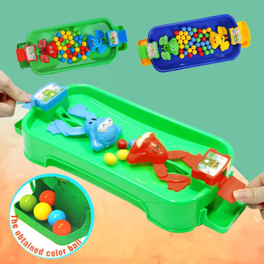 Toys Parent-child interaction Athletics Tabletop Games Strategy Game For Children Family Gathering Toys Frog Eat Bean Game Good Vibrations