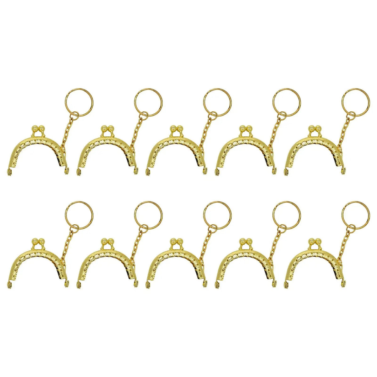 Purse clasp , 10Pcs 5cm Metal Purse  with , Coin Bag Accessories  for DIY Craft Good Vibrations