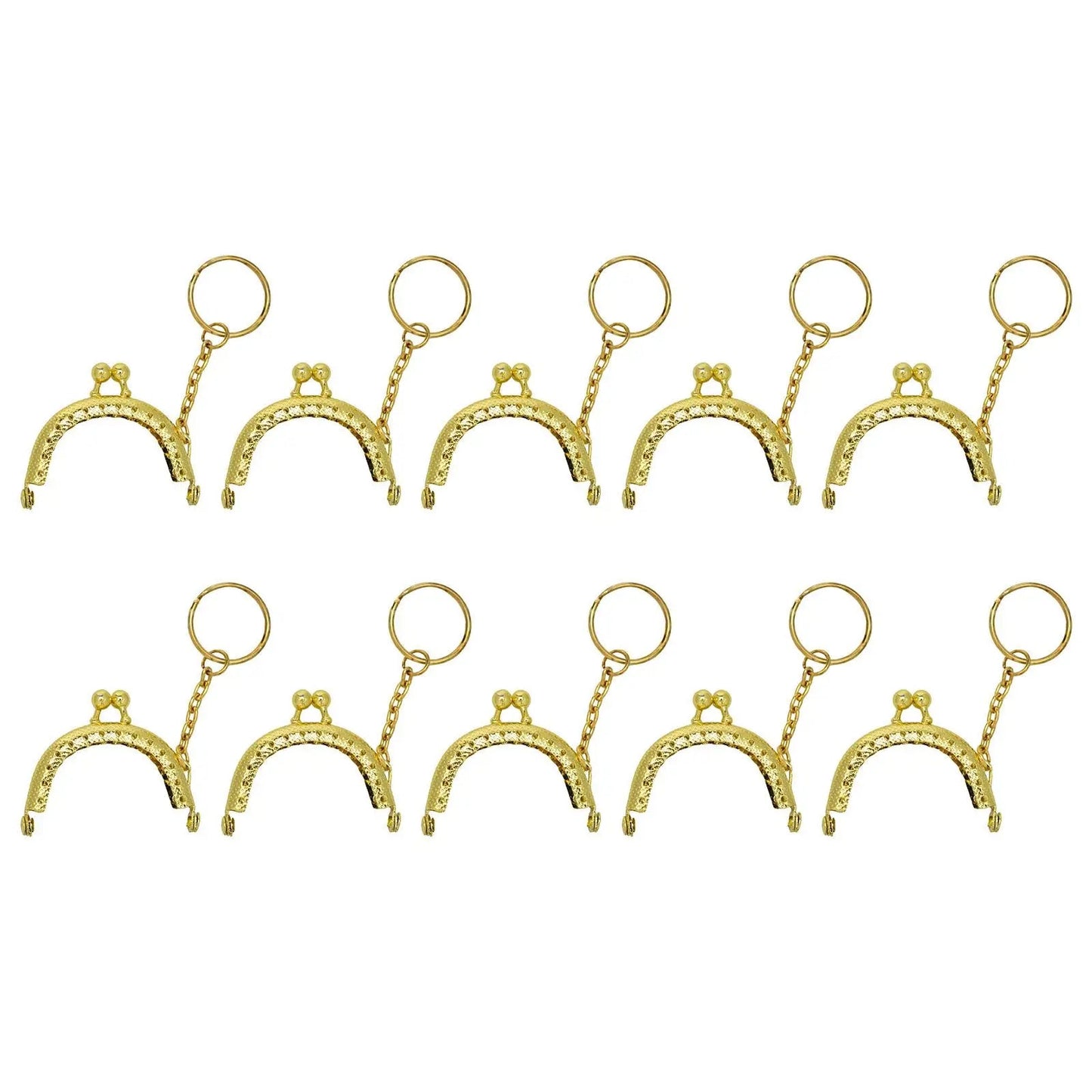 Purse clasp , 10Pcs 5cm Metal Purse  with , Coin Bag Accessories  for DIY Craft Good Vibrations