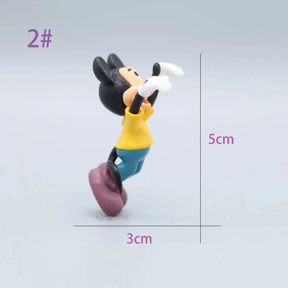 Disney Kawaii Mickey Mouse Doll Anime Figurine Cute PVC Action Fiugre Collection Ornament Children Xmas Gifts Table Ornaments