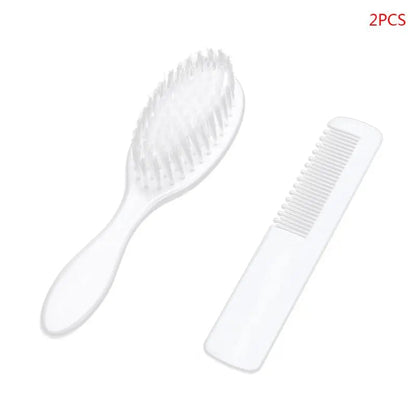 Baby Hair Brush & Comb Set Children Hair Brush Soft Nylon Bristle Cradle Caps Hair Brush for Toddler Infant  Massage Dropship Good Vibrations