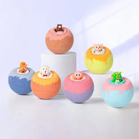 Inside Surprise Bubble Bath Fizzies Vegan Essential Oil Spa 1pcs Bath Bombs For Kids With Toys Good Vibrations