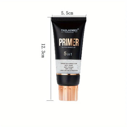 Waterproof Base Transparent Gel Makeup Primer - Full Coverage Matte Foundation With Color Retention, Natural Avocado And Rose Ex Good Vibrations