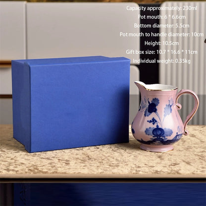 Italian Ceramic Tableware Household Jewelry Box Teapot Sugar Pot Milk Pot Kitchen Supplies Dim Sum Plate Fruit Plate Tableware Good Vibrations
