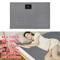 Grounding Sheet Soft  Earthing Sheet Grounding Bed Sheet With Cord 95% Cotton And 5% Soft Silver Thread For Healing Sleep Good Vibrations