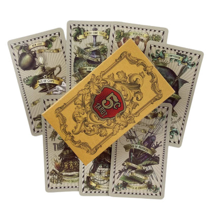 5 Cent Tarot Cards A 82 Deck Oracle English Visions Divination Edition Borad Past Present Future Playing Games Good Vibrations
