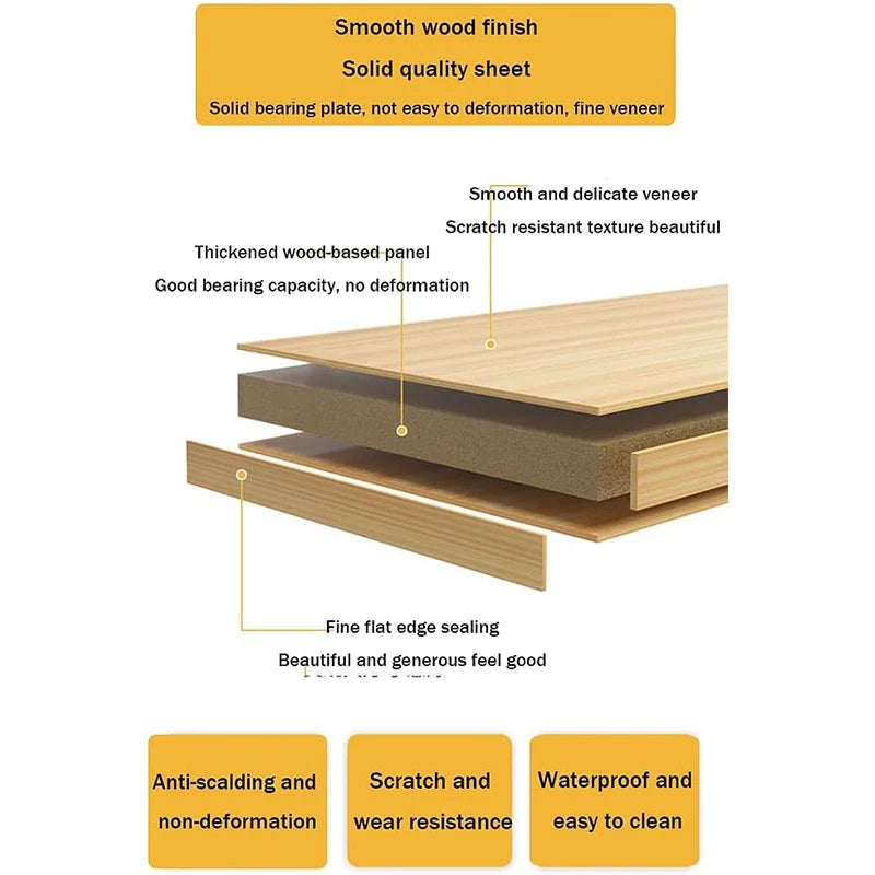 Simple Bedside table Solid Wood Nightstands Double-Layer Night table Living Room Sofa Side Table Modern Home Bedroom furniture Good Vibrations