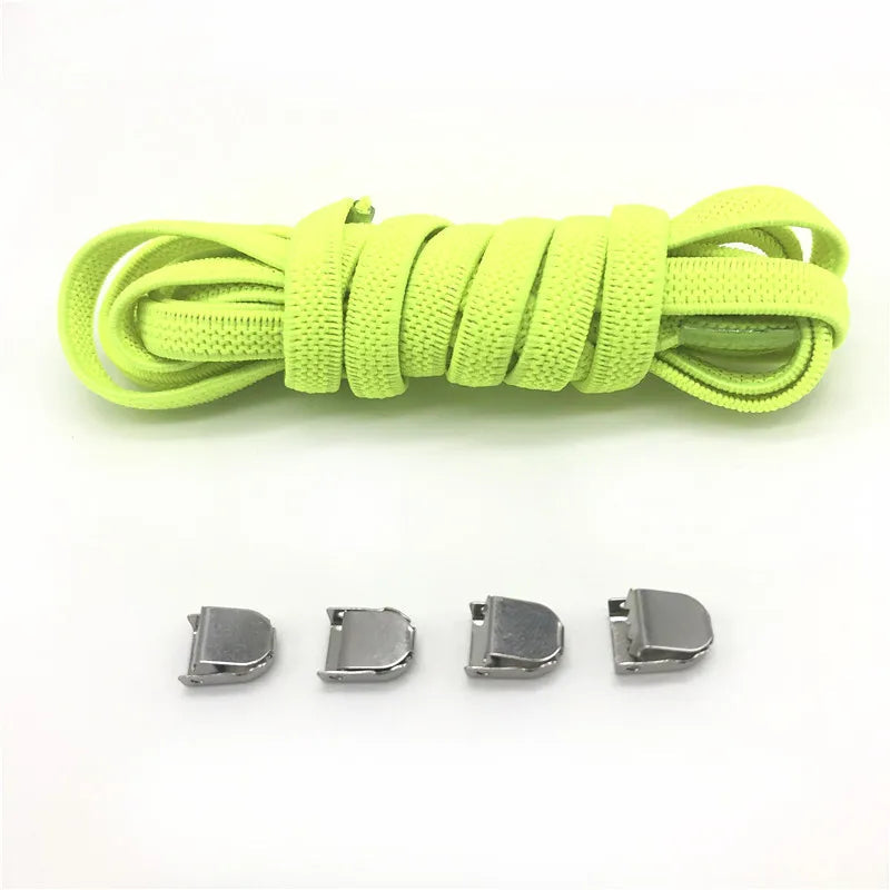 No tie Shoe laces Elastic laces Sneakers Flat Shoelaces without ties Quick Shoelace for Shoes Kids Adult One Size fits All Shoes Good Vibrations