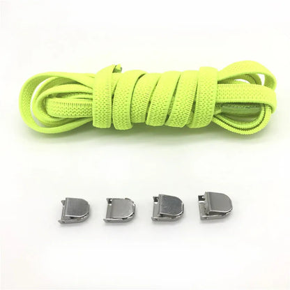 No tie Shoe laces Elastic laces Sneakers Flat Shoelaces without ties Quick Shoelace for Shoes Kids Adult One Size fits All Shoes Good Vibrations