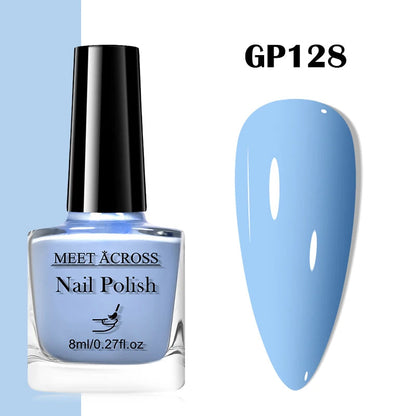 48 Colors Nail Polish Quick Dry No-bake Lasting Water-based Tearable Manicure Not Easy To Fade Semi-permanent Varnish Nail Art Good Vibrations