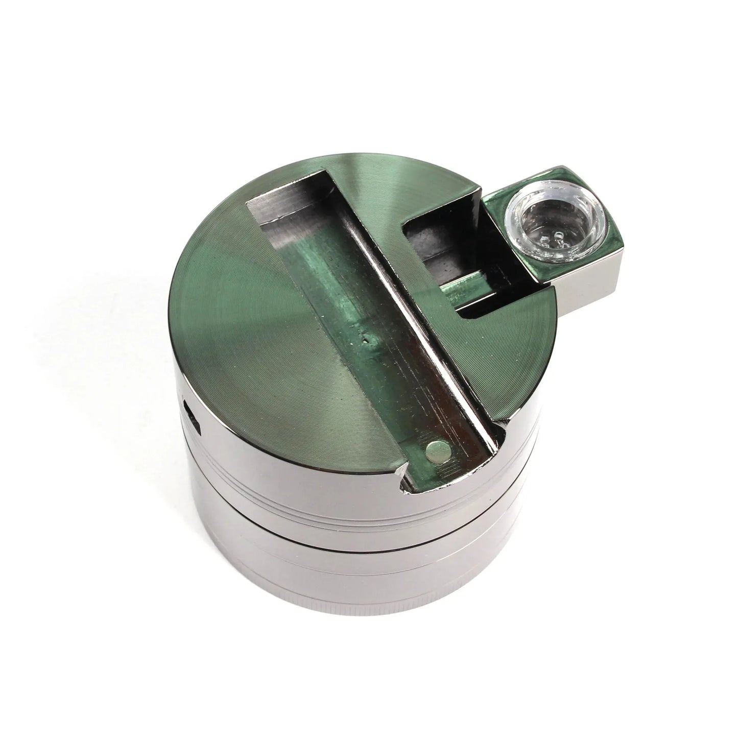 75mm Zinc Alloy Herbal Grinder Tobacco Herb Crusher with Groove Design