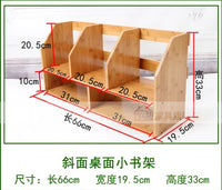Bamboo Dollhouse Bookshelf,Custom Wooden Book Storage Shelf For House Accessories With Drawers,Wooden Bookcase Storage Good Vibrations