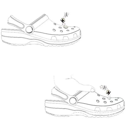 Sanrio Hello Kitty Croc Charms Kawaii Kuromi Shoe Buckle Accessories Girl Slippers DIY Decorations for Croc Jibz Gift Good Vibrations