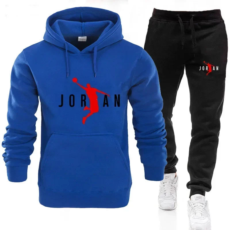 2025 Fall Winter Men's Tracksuit Hoodie Pants 2Pcs Sets Suit Leisure Sweatshirts Sweatpants Fashion Trends Brand Clothing S-3XL Good Vibrations