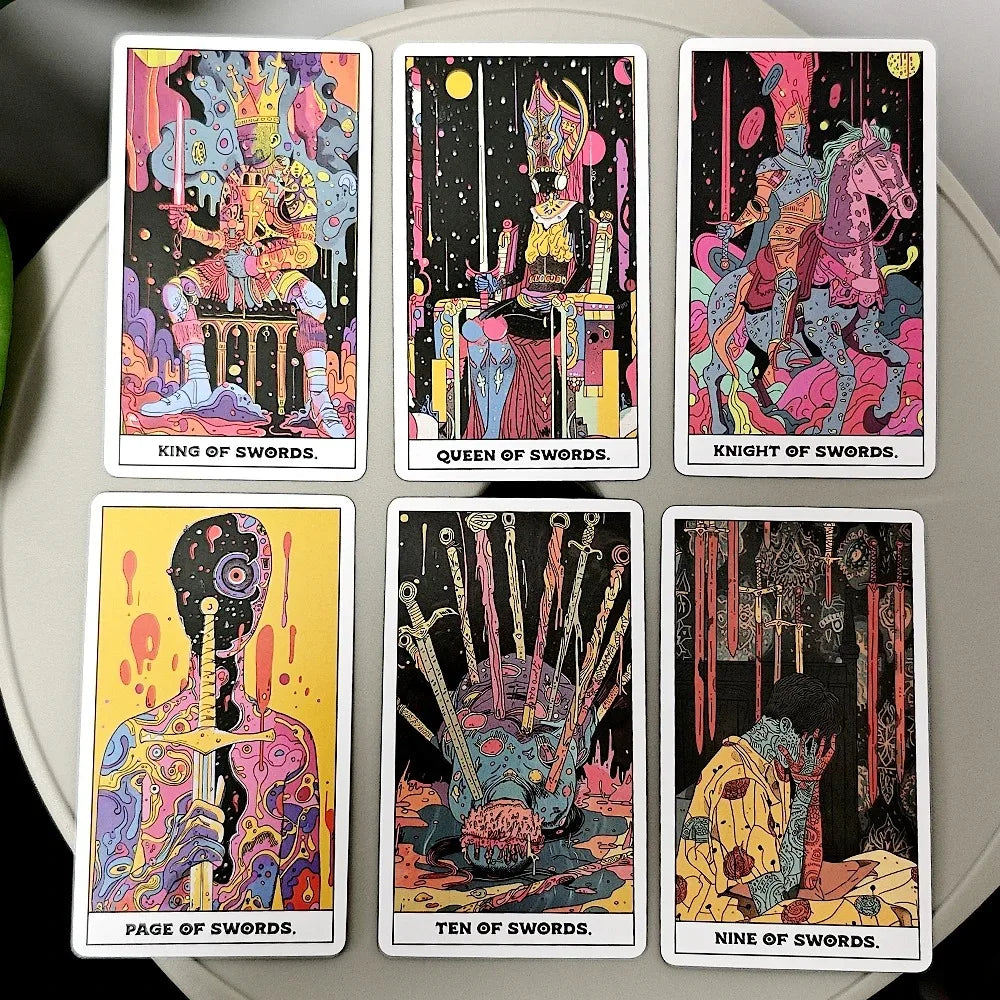 Phantom Tarot Tarot card, with clear starry sky style and thick texture, suitable for novice divination and entertainment Good Vibrations