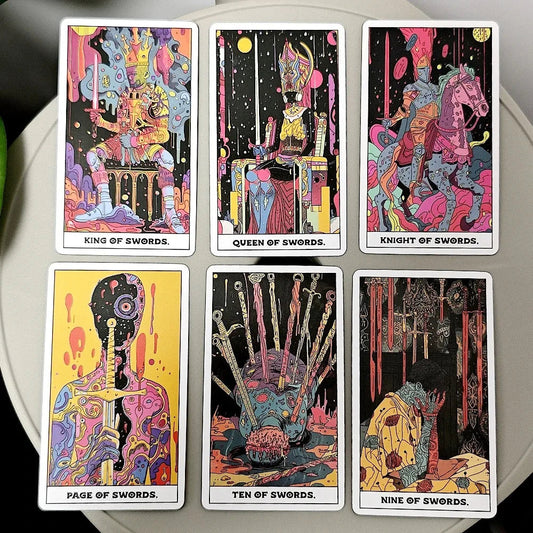 Phantom Tarot Tarot card, with clear starry sky style and thick texture, suitable for novice divination and entertainment Good Vibrations