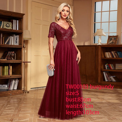 XUCTHHC Big Discount Clearance Brand Lowest Price No Returns Accepted Evening Dresses Long Birthday Party Dress Wedding Dress Good Vibrations