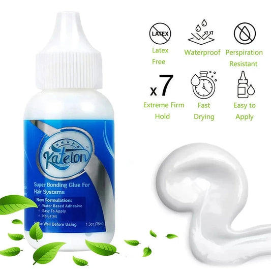 Wig Adhesive Waterproof Lace Glue Invisible Hair Bonding Glue For Toupee Frontal Closure Hair Replacement Adhesive Ghost+Remover Good Vibrations