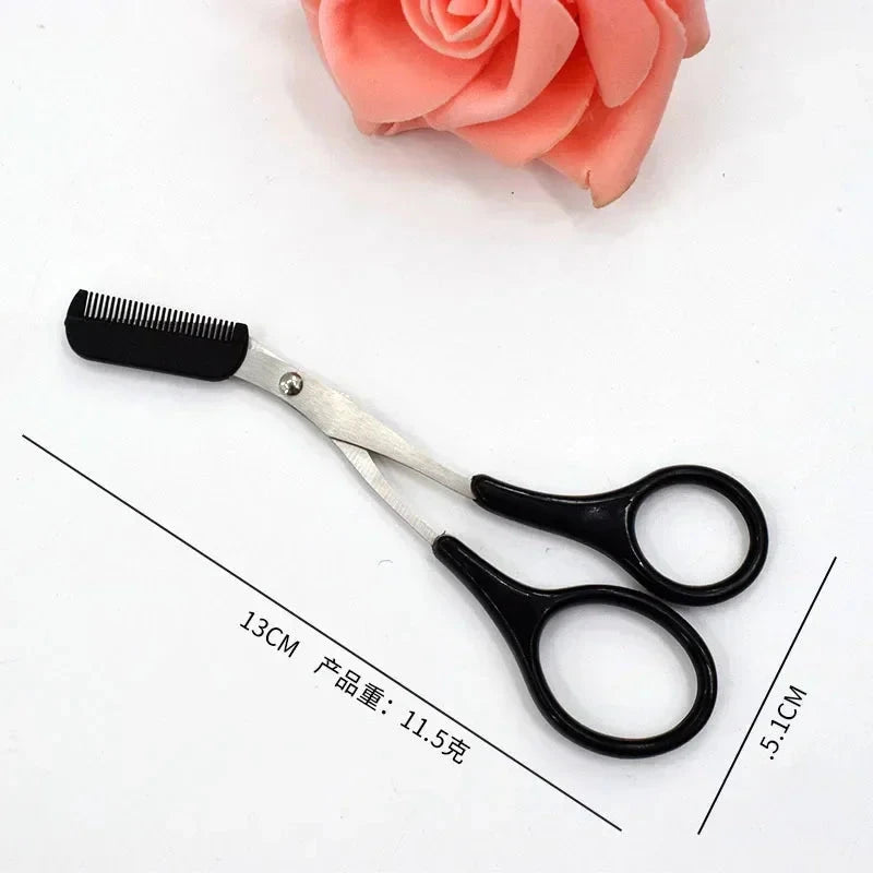 Eyebrow Trimming Knife Eyebrow Face Razor Eyebrow Scissors Brow Comb Trimmer Scraper Women Professional Beauty Makeup Tools Good Vibrations